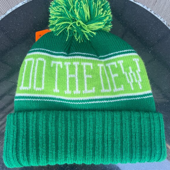 Mountain Dew Tour 20th Anniversary Promo Beanie Hat (Do The Dew) New Tags - Picture 2 of 3